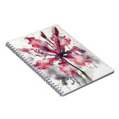 Carnet Nerine - Watercolor flowers (Côté Droit)