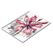 Carnet Nerine - Watercolor flowers (Côté gauche)
