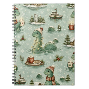 Carnet Nessie de Noël Monstre du Loch Ness Confortable Cr
