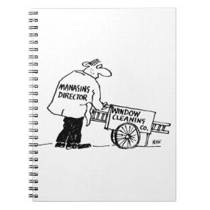 Carnet Nettoyeur de fenêtres avec chariot de nettoyage de