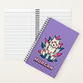 Carnet Neuf Renard à queues - Personnalisé (À l'intérieur)