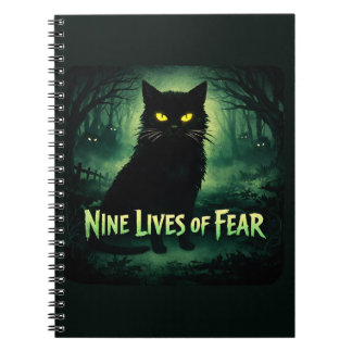 Carnet Neuf vies de peur – Chat noir 