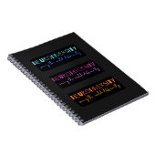 Carnet Neurodiversité colorée (Côté Droit)