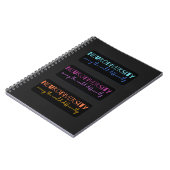 Carnet Neurodiversité colorée (Côté gauche)