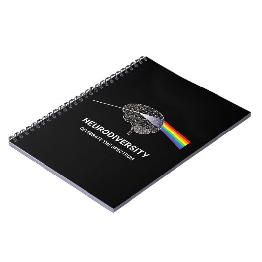 Carnet Neurodiversité spectre autiste DMPS TDAH arc-en-ci (Côté gauche)