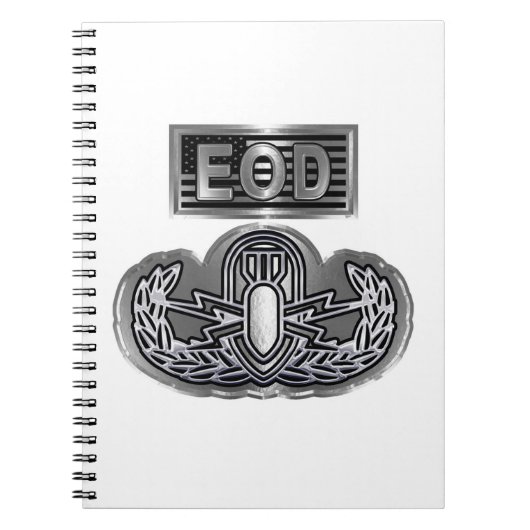 Carnet Neutralisation d'engin explosif EOD (Devant)