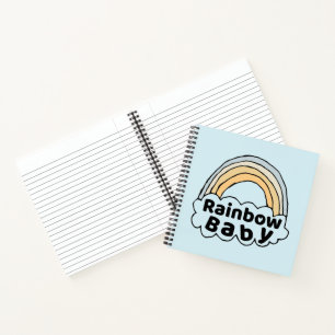Carnet Neutre arc-en-ciel Baby Birth Blessing Birth Mirac