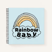 Carnet Neutre arc-en-ciel Baby Birth Blessing Birth Mirac (Devant)