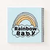Carnet Neutre arc-en-ciel Baby Birth Blessing Birth Mirac (Dos)