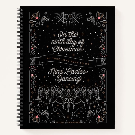Carnet Neuvième jour de Noël Sketchbook Blank (Devant)