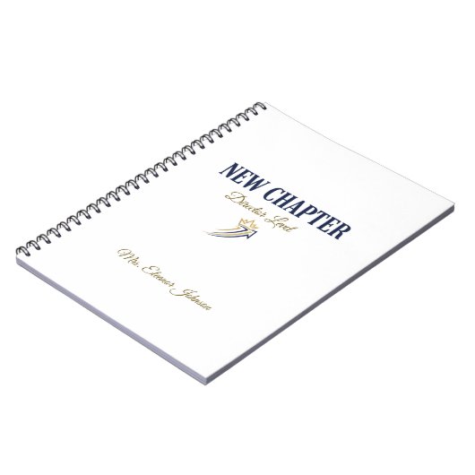 Carnet New Chapter Director Level Personalized (Côté gauche)