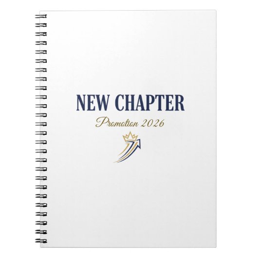 Carnet New Chapter Promotion 2026 (Devant)