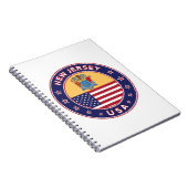 Carnet New Jersey, New Jersey autocollant, étui téléphoni (Côté Droit)