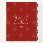 Carnet new year 2025 bordeaux (Dos)