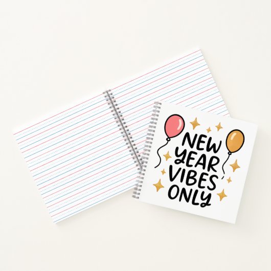 Carnet "New Year Vibes Only" Spiral Notebook (Intérieur)