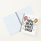 Carnet "New Year Vibes Only" Spiral Notebook (Intérieur)