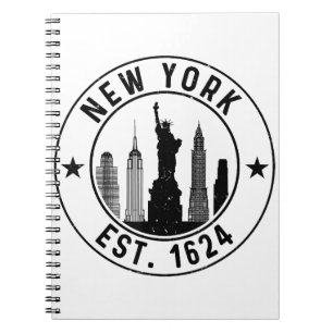 Carnet New York Est. 1624 New York City Lover Nyc