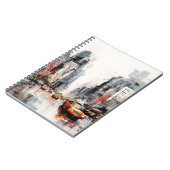 Carnet New York, paysage peint. (Côté gauche)