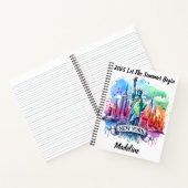 Carnet New York présente des monuments célèbres (Intérieur)