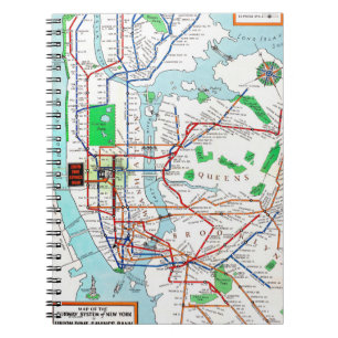 Carnet New York : Souterrain Map, 1940