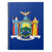 Carnet New York : The Empire State, Home Big Apple Flag (Devant)