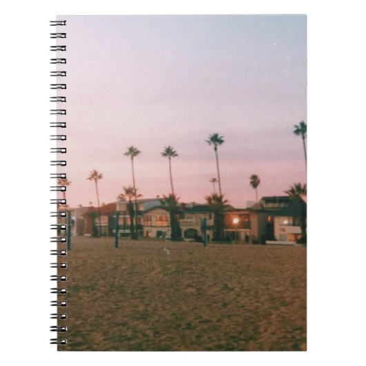 Carnet Newport Beach Pastel Sunset (Devant)
