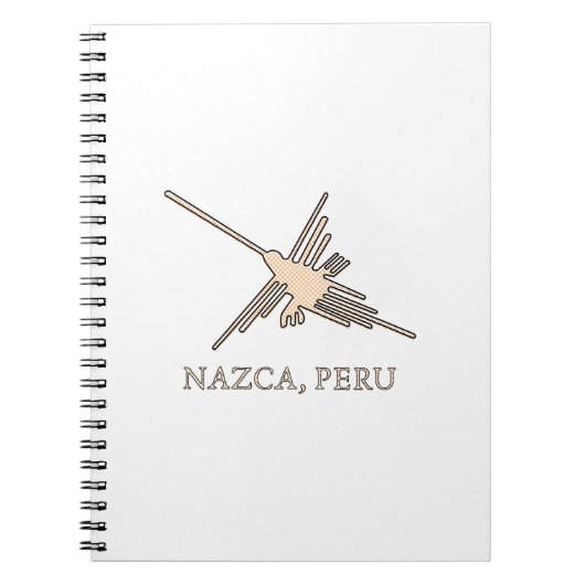 Carnet Newsprint de Nazca Hummingbird (Devant)