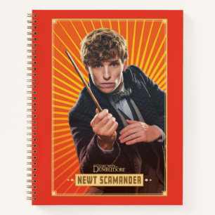 Carnet Newt Scamander Character Graphic