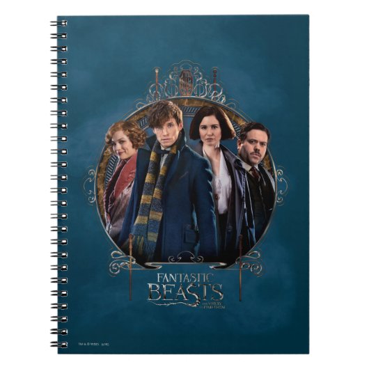 Carnet NEWT SCAMANDER™ et entreprise Art Nouveau Frame (Devant)