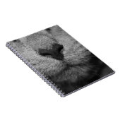 CARNET NEZ DE CHAT EN NOIR ET BLANC (Côté Droit)