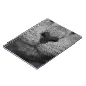 CARNET NEZ DE CHAT EN NOIR ET BLANC (Côté gauche)