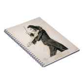 Carnet Niccolo Paganini (1782-1840) jouant le violon, 1 (Côté Droit)