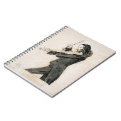 Carnet Niccolo Paganini (1782-1840) jouant le violon, 1 (Côté gauche)