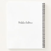 Carnet Nicholas Galitzine (Dos)