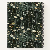 Carnet Nicolette Dark Daisy Floral Striped Deluxe (Dos)