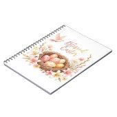 Carnet Nid de Pâques avec œufs (Côté gauche)