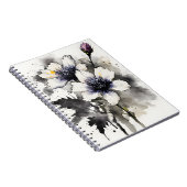 Carnet Nigella - Fleurs aquarelles (Côté Droit)