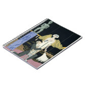 Carnet Night, 1925 (copie de pochoir) (Côté gauche)