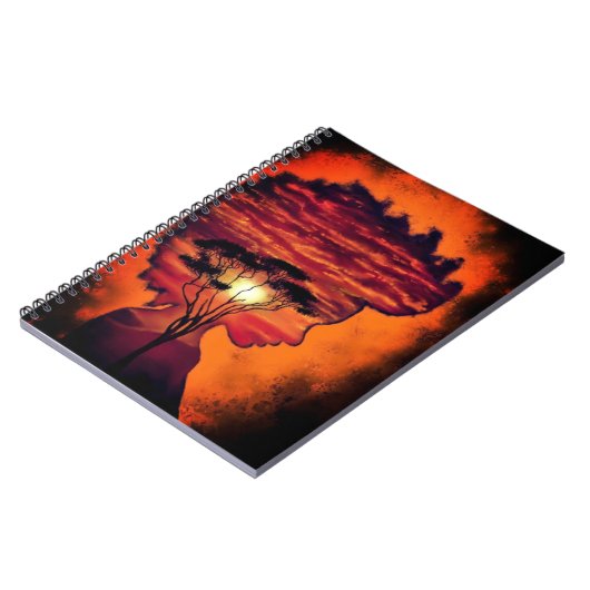 Carnet Night Desire - Art (Côté gauche)