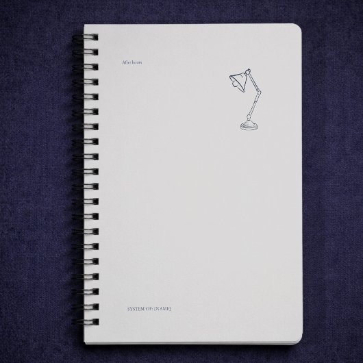 Carnet Night Owl Dark Academia Scholarly 