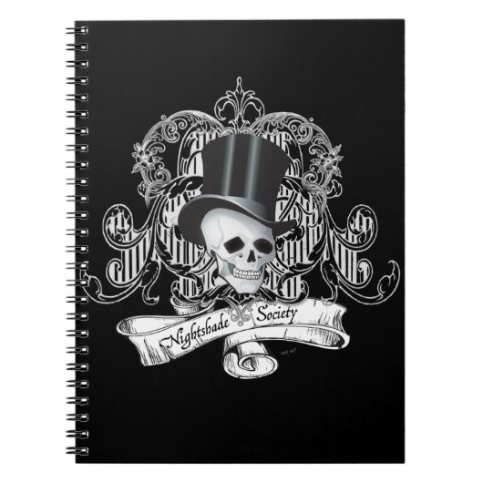 Carnet Nightshade Society (Couleurs foncées) (Devant)