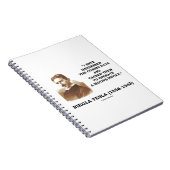 Carnet Nikola Tesla Harnais Rayons Cosmiques Motif (Côté Droit)