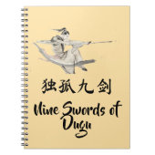 Carnet Nine Swords of Dugu Notebook (Devant)