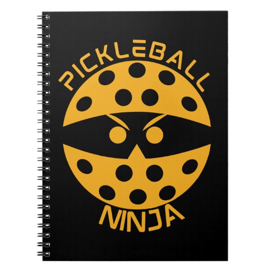 Carnet Ninja de pickleball - orange (Devant)