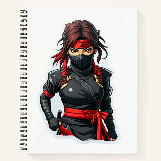 Carnet Ninja Girl (Devant)