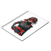 Carnet Ninja Girl (Côté gauche)