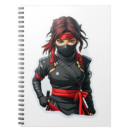 Carnet Ninja Girl (Devant)