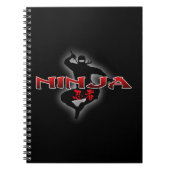 Carnet Ninja Silhouette (Devant)