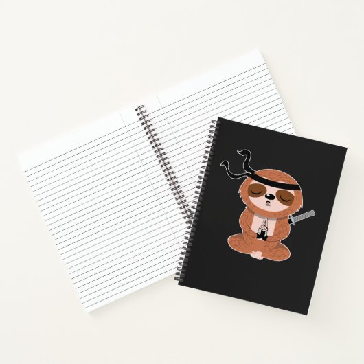 Carnet Ninja Sloth (Intérieur)