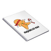 Carnet Ninjabread Man Drôle de jeu de mots sur le pain d' (Côté Droit)